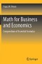 Math for Business and Economics: Compendium of Essential Formulas