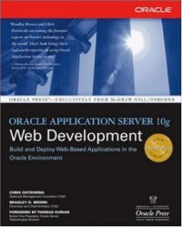 Oracle Application Server 10g Web Development (Oracle Press)