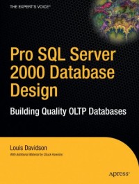 Pro SQL Server 2000 Database Design