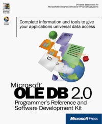 Microsoft Ole Db 2.0 Programmer's Reference and Data Access Sdk (Microsoft Professional Editions)
